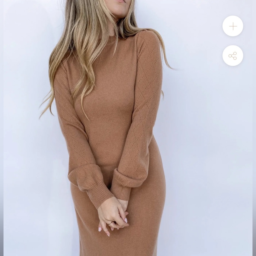 W.Cashmere Sweater Dress 100% Cashmere Like New